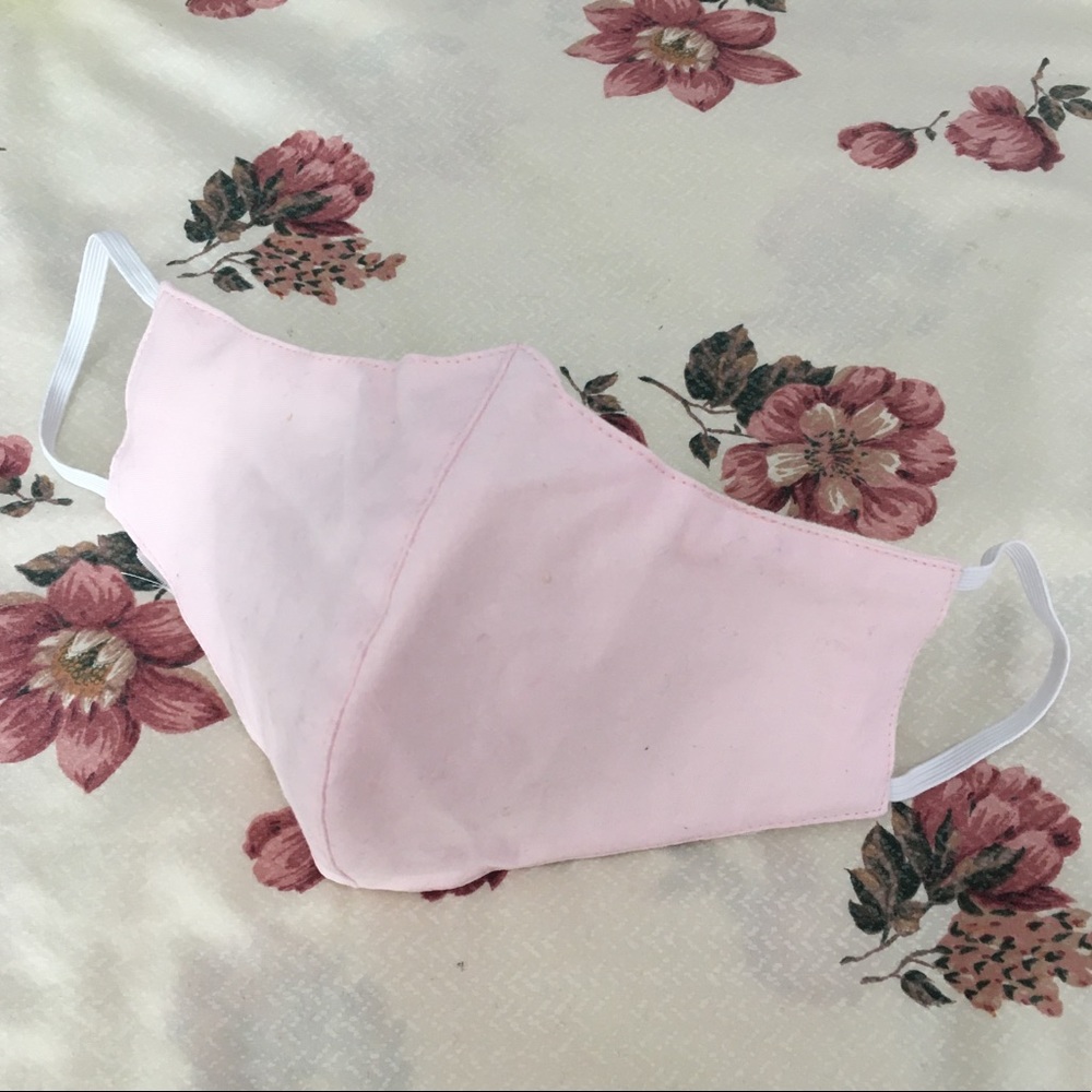 Ballet Pink, solid quality face mask